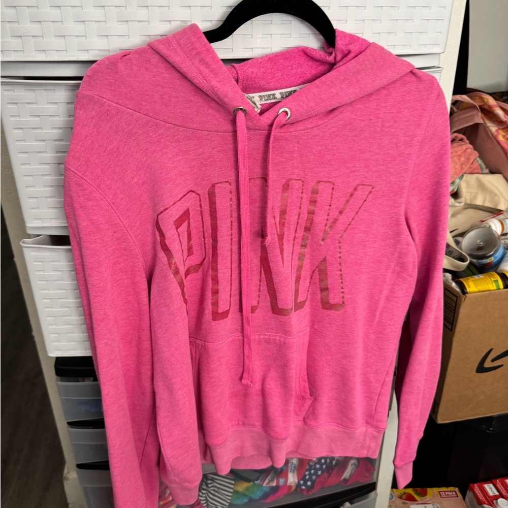 PINK Victoria's Secret Bright Pink Hoodie